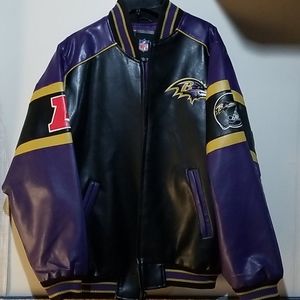 Baltimore Ravens Leather NFL jacket